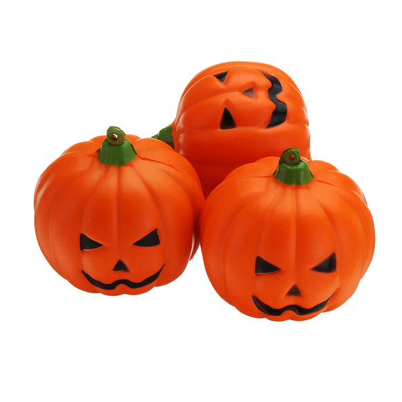 7CM Halloween Squishy Simulation Random Super Slow Rising Smile Pumpkin Squishy Fun Toys Decoration