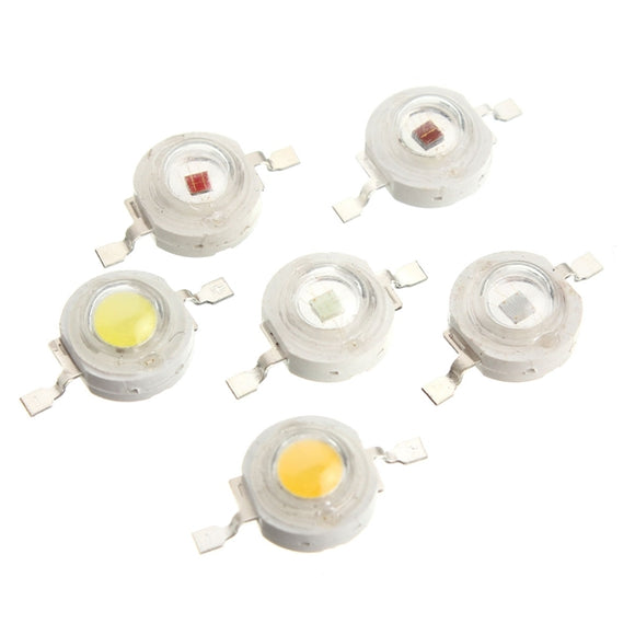 High Power 3W LED DIY Light Bead Lamp Chip Blue Red Green Warm White Yellow