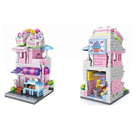 LOZ Street Scene Building Blocks Educational Toys Children Gifts 300Pcs+
