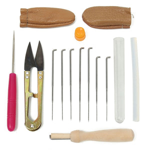 15PCS Wool Felt Tools Needle Felting Starter Kit Craft Accessories Felt Tools