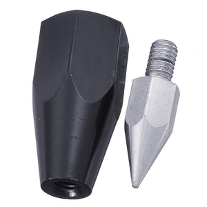 Lightweight Prism Pole Sharp Point With Replacement Accessories Tip M8 Thread For Topcon/Leica