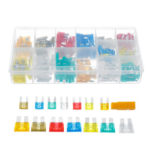 220pcs Mini Standard Blade Fuse Assortment Auto Car Truck Kit