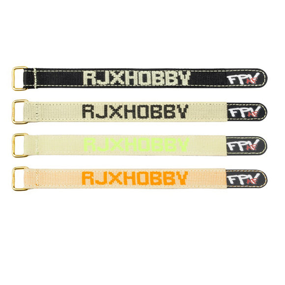 2Pcs RJXHOBBY 200-400mm Non-Slip Battery StrapBattery Tie Down Metal Buckle for Lipo Battery