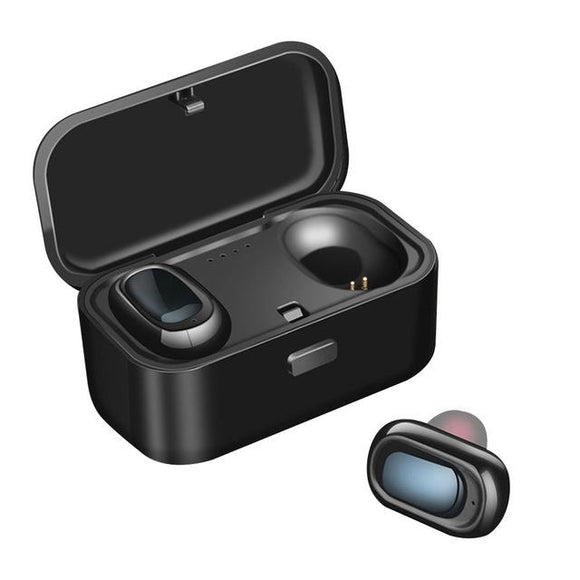 L1 Mini TWS bluetooth 5.0 Headset Wireless HiFi Stereo Sport Headphones Noise Cancelling Earphone with Charging Case for Xiaomi Huawei