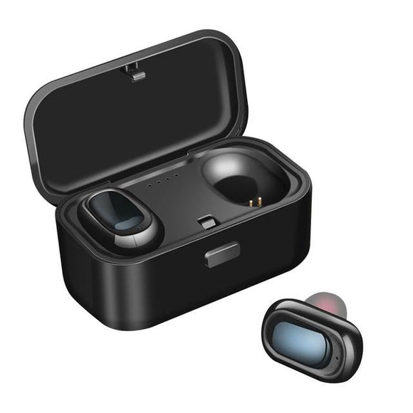 L1 Mini TWS bluetooth 5.0 Headset Wireless HiFi Stereo Sport Headphones Noise Cancelling Earphone with Charging Case for Huawei