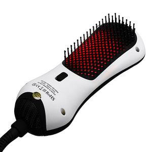 Infrared Hair Dryer Brush Hot Air Styler Curler Hair Dryer Styling Roll Hair Brush Comb Hairdryer