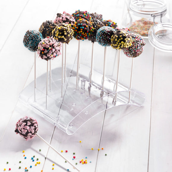 Lollipops Holder Plastic Stand Display 20 Holes Transparent Shaft Support Cake Pop Stand Acrylic