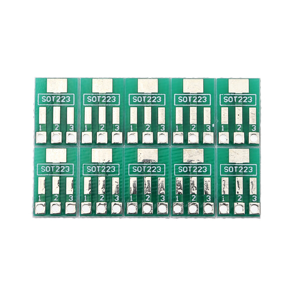 SOT89/SOT223 to SIP Patch Transfer Adapter Board SIP Pitch 2.54mm PCB Tin Plate