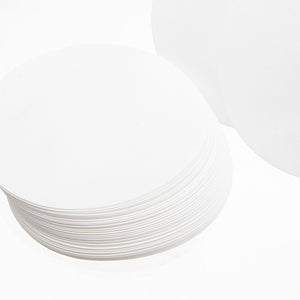 100Pcs/Set 7/9/11/12.5/15/18cm Quantitative Filter Paper Ashless Circular Funnel Filter Sheet Fast Speed 20-25um