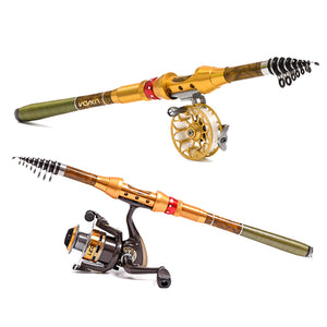 LEO Rock 1.8m-3.6m 6-12 Sections Carbon Aluminum Alloy Seat Telescopic Super Short Fishing Rod