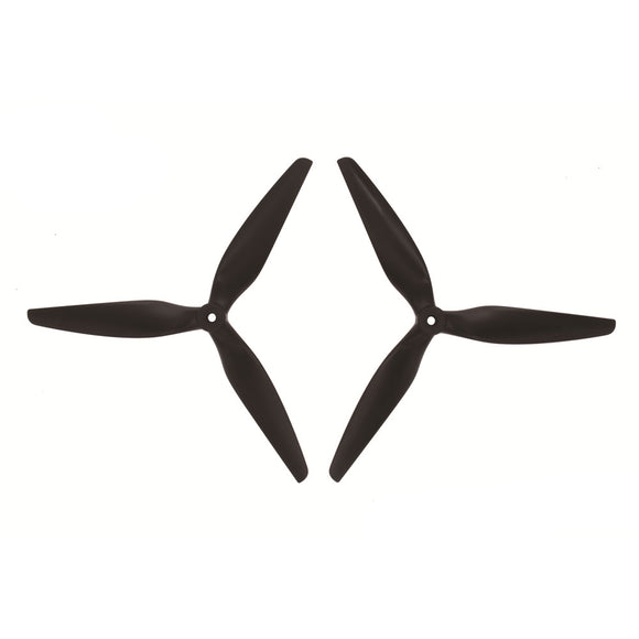 HQProp MQ9X5X3 9050 9 Inch Carbon Nylon 3-Blade Propeller CW / CCW for RC Drone FPV Racing