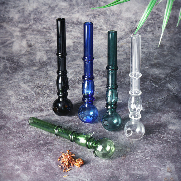 15cm 5 Colors T obacco Glass Filter Pipes Pipe Herb Glass Pipe Smoking H ookah Shisha Cigarettes Holder