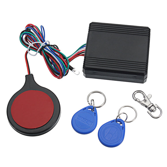 Motorcycle Alarm Security Anti theft RFID Hidden Lock IC Card System