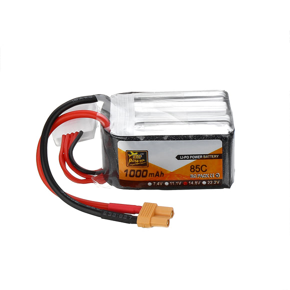 ZOP Power 14.8V 1000mAh 85C 4S Lipo Battery for FPV RC Drone