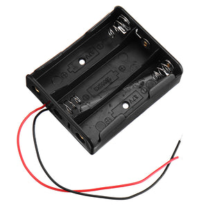 10pcs 3 Slots 18650 Battery Holder Plastic Case Storage Box for 3*3.7V 18650 Lithium Battery