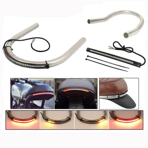 175/210/230MM Universal Motorcycle Rear Seat Hoop With Light For Honda/Kawasaki/Yamaha/Suzuki