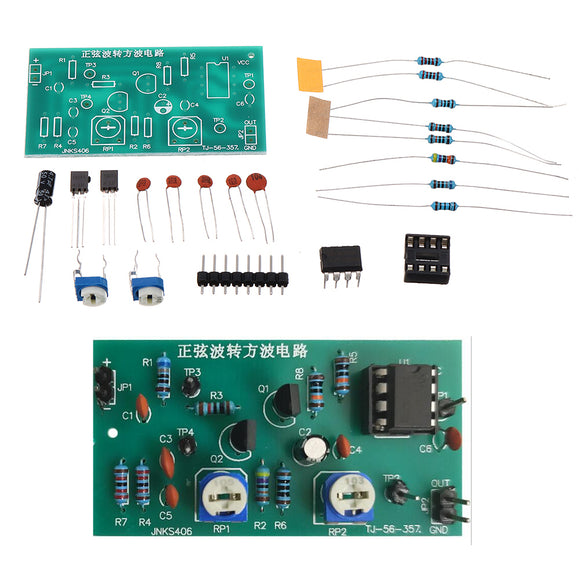 Sine Wave to Square Wave Circuit Kit Electronic Welding Training DIY Parts