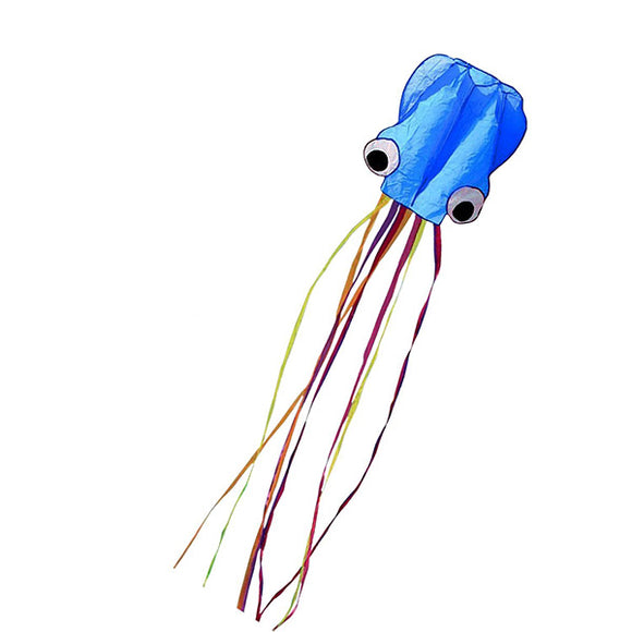 Portable Colorful Octopus Soft Outdoor Sport Flying Kite 5.5m