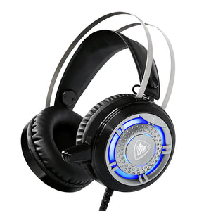 NUBWO N1 LED 50mm Drive Unit Noise Canceling Suspended Head Beam Stereo Gaming Headphone with Mic