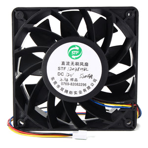 Replacement Bitmain Heavy Duty Fan Mining Fan for Antminer S3 S5 S5+ S7 S9 Rear 5200 RPM