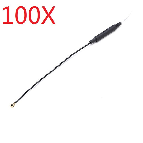 100X 3DBI Brass 2.4G Receiver Antenna Omnidirectional IPEX Port Compatible Futaba JR WFLY