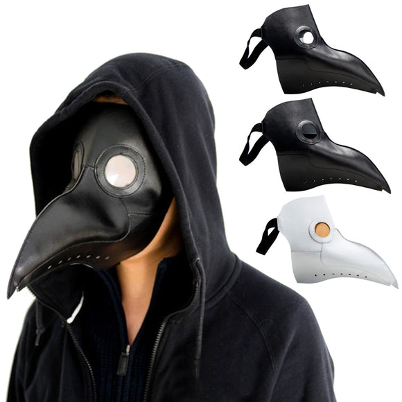 Steampunk Plague Doctor Mask Bird Beak Halloween Prop Cosplay Punk Gothic Masks