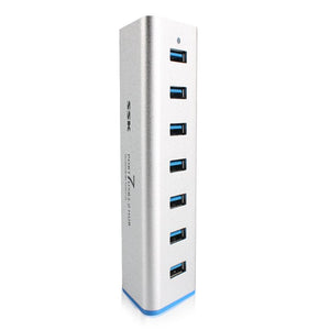 SSK SHU370 7 Ports USB 3.0  Aluminum Alloy Hub with 5V/3.5A Power Adapter