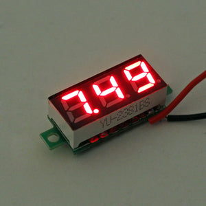 3Pcs Geekcreit Red Led 0.28 Inch 2.5V-30V Mini Digital Volt Meter Voltage Tester Voltmeter