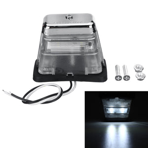 10V-30V LED License Plate Light Rear Number Plate Lamp Bulb Waterproof Universal For Trailer UTV ATV Truck Boat