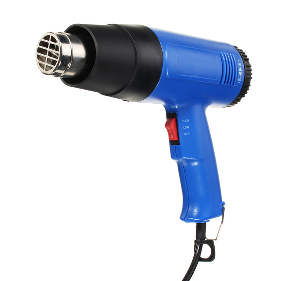 1800W 220V Adjustable Temperature Hot Air Heat Gun Blower Paint Drying Striping