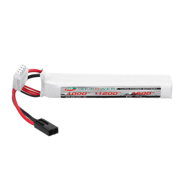 XF Power 11.1V 1200mAh 30C 3S Lipo Battery Small Reverse Tamiya Plug For RC Hand Toys