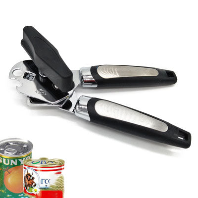 Stainless Steel Manual Can Opener Multifunctional Black Tin Bottle Opener Kitchen Tools