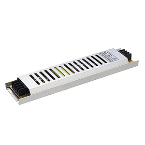 AC180-240V to DC12V 10A/DC24V5A 120W Ultra-thin Lamp LED Box Switching Power Supply 226*53*18mm