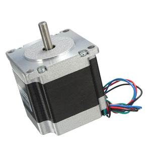 DC 24V Nema 23 Stepper Motor Single Shaft 12.6Kg.cm 1.8 Degre 4 Leads 56mm 4 Channel Stepper Motor