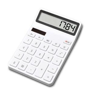 XIAOMI LEMO-K1410 Desktop Calculator Dual Power 12 Number Display Automataic Shut Down