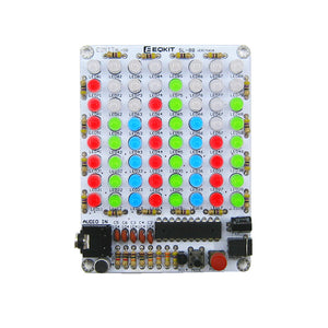 EQKIT 8*8 Audio Spectrum Level Indicator Acoustical Spectrum Light Audio Indicator Kit