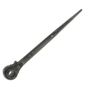 19x21mm Steel Handle 2 Way Scaffolders End Tapered Ratchet Socket Spanner Wrench