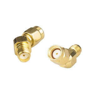 2pcs RJXHOBBY SMA Female to RP-SMA Male 45 Degree Antenna Adapter Connector for RX5808 Fatshark