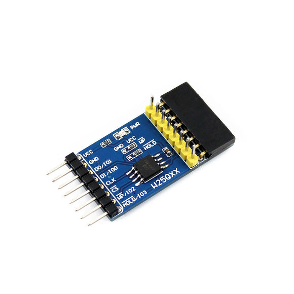 Waveshare W25Q128FV Flash Module DataFlash Storage Memory Board Quad-SPI Interface