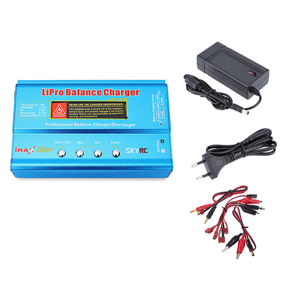 Original SkyRC IMAX B6 50W 5A DC Lipo Li-polymer Battery Balance Charger Discharger with SKYRC Power Supply