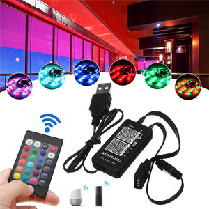 DC5-12V 72W Mini Smart WiFi Remote Controller Work With Alexa Google Home For RGB LED Strip Light