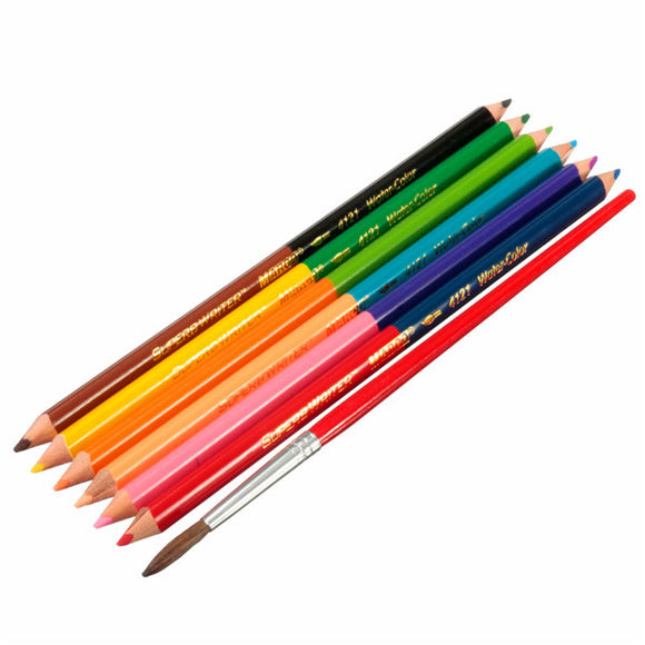 6pcs 12 Colors Double Heads Art Oil Base Drawing Pencils For Artist Sketching