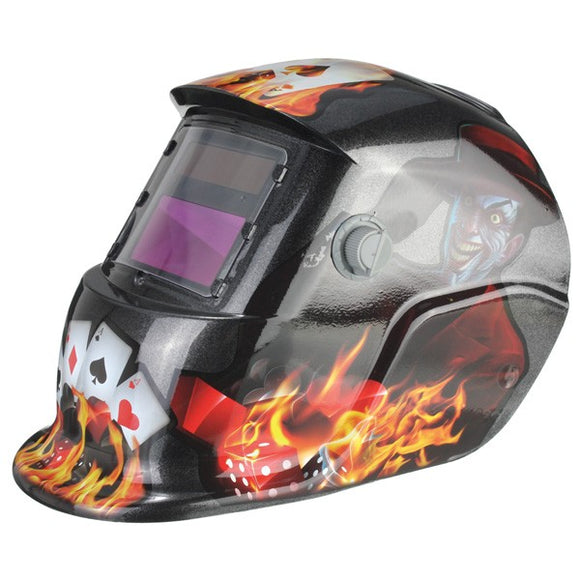 Joker Card Auto Darkening Welding Helmet Arc Tig Mig Grinding Welders Mask