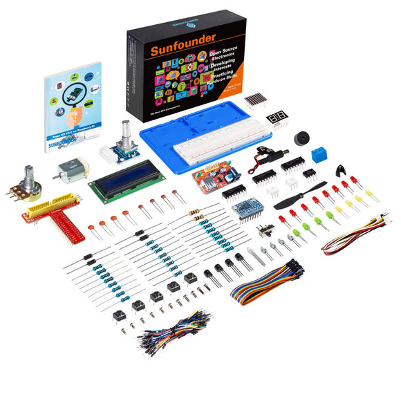 SunFounder Super Starter Learning Kit V3.0 For Raspberry Pi 3/2 Model B/1 Model B+