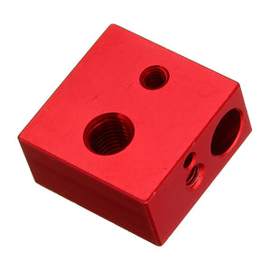 Creality 3D M6 20*20*10mm Aluminum Hot End Heating Block For 3D Printer Part