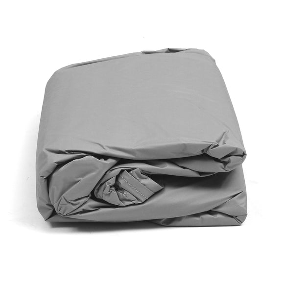 YXL PEVA No Ear Silver Gray Universal Car Cover UV Resistance Anti Scratch Dust Dirt Full Protection