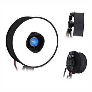 PULUZ PU5145 45cm Ring Softbox Speedlight Round Style Flash Light Foldable Soft Flash Light Diffuser