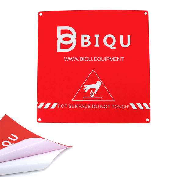 BIQU 220*220mm Red Scrub Heated Bed Sticker Build Plate Tape for 3D Printer