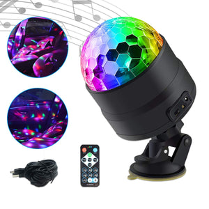 5V/1A USB Charging Remote Voice Control Car DJ Stage Lights