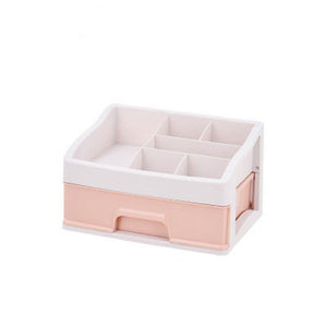 Plastic Cosmetic Drawer Makeup Organizer Makeup Storage Box Container Nail Casket Holder Desktop Sundry Case